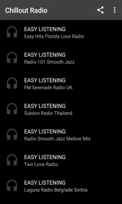 Chillout Radio android App screenshot 1